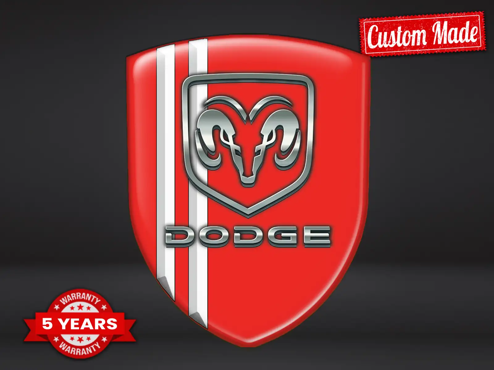 Dodge Pegatinas Parabrisas Resistentes Universal Alta Calidad